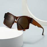 (6 PACK) Wholesale Sunglasses Street 2024 - BulkSunglassesWholesale.com - Tea Frame Tea Lens